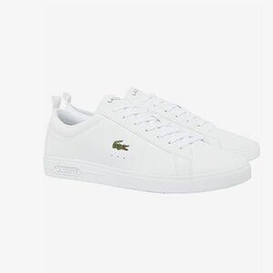 Lacoste - Mens Court Sneakers, size 12 US mens, color white.